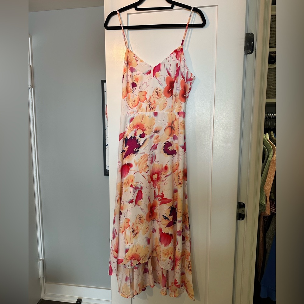 NWT Floral Spaghetti Strap Dress